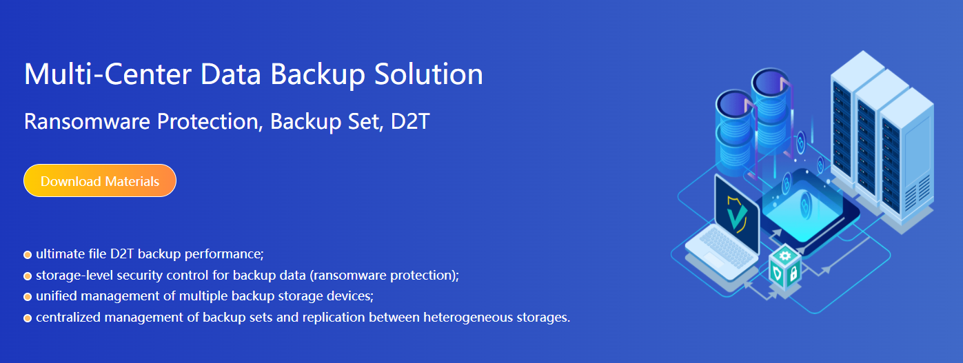 Multi-Center Data Backup Solution